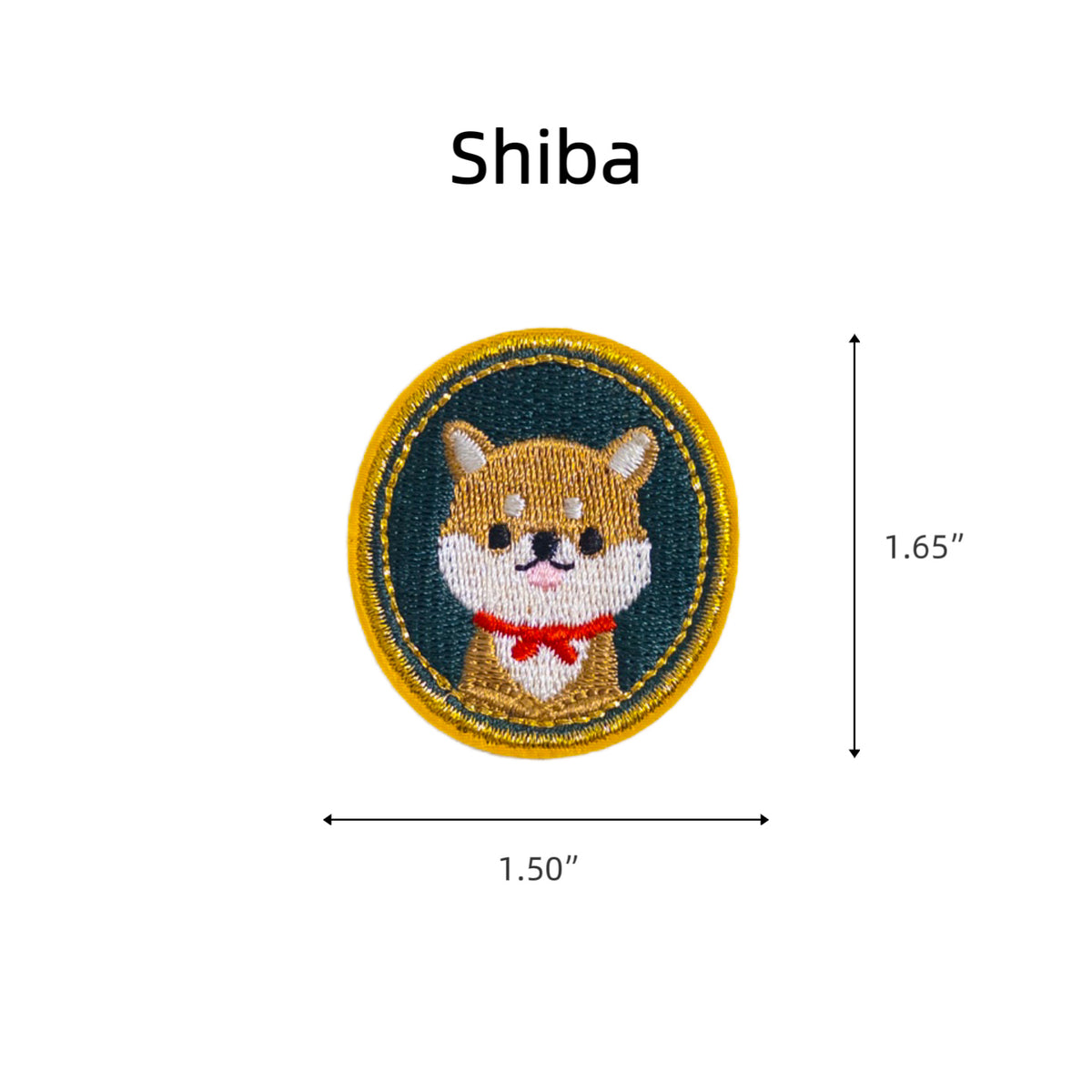 Sticker-Style Embroidered Patch