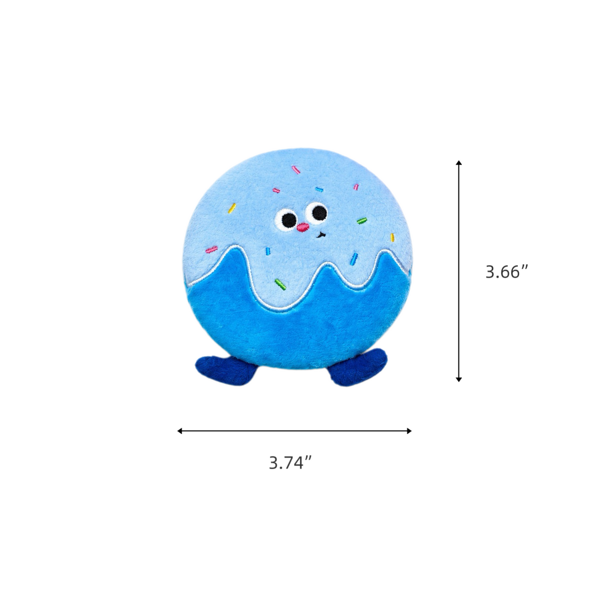 Plush Flying Disc with Squeaker | for Small & Medium Dogs