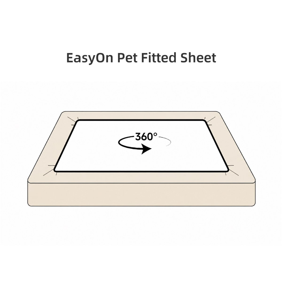 EasyOn Pet Bed Cover | Winter