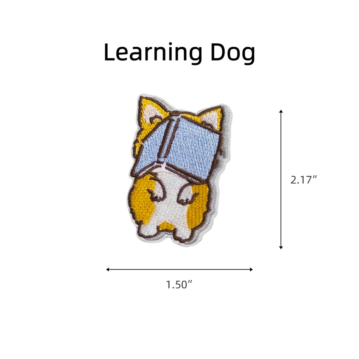 Sticker-Style Embroidered Patch