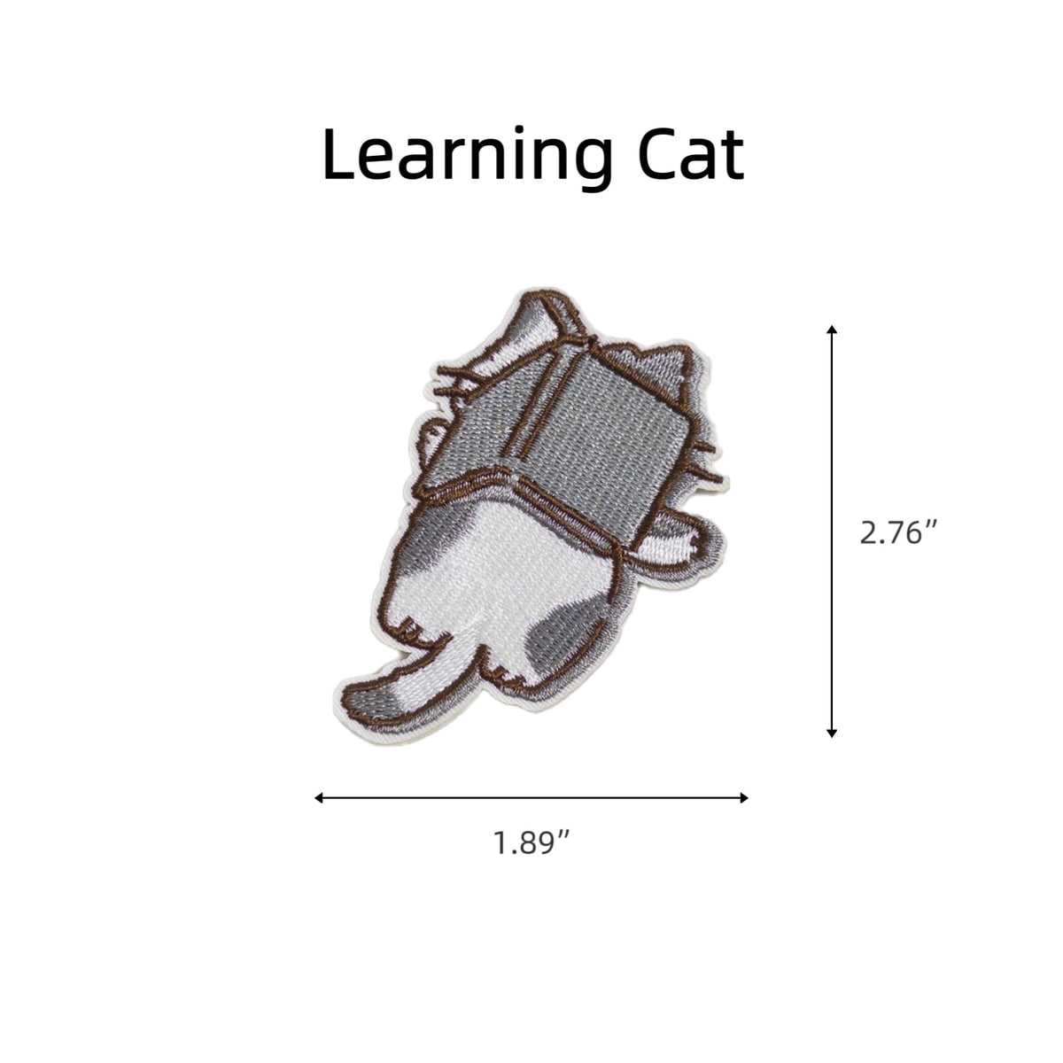 Sticker-Style Embroidered Patch