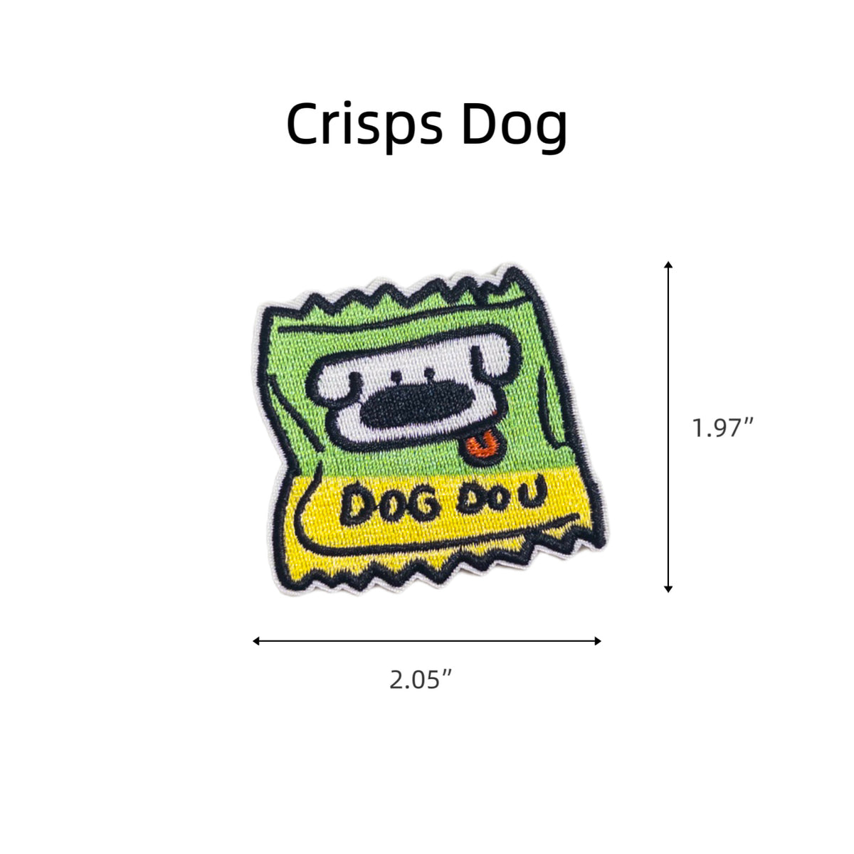 Sticker-Style Embroidered Patch