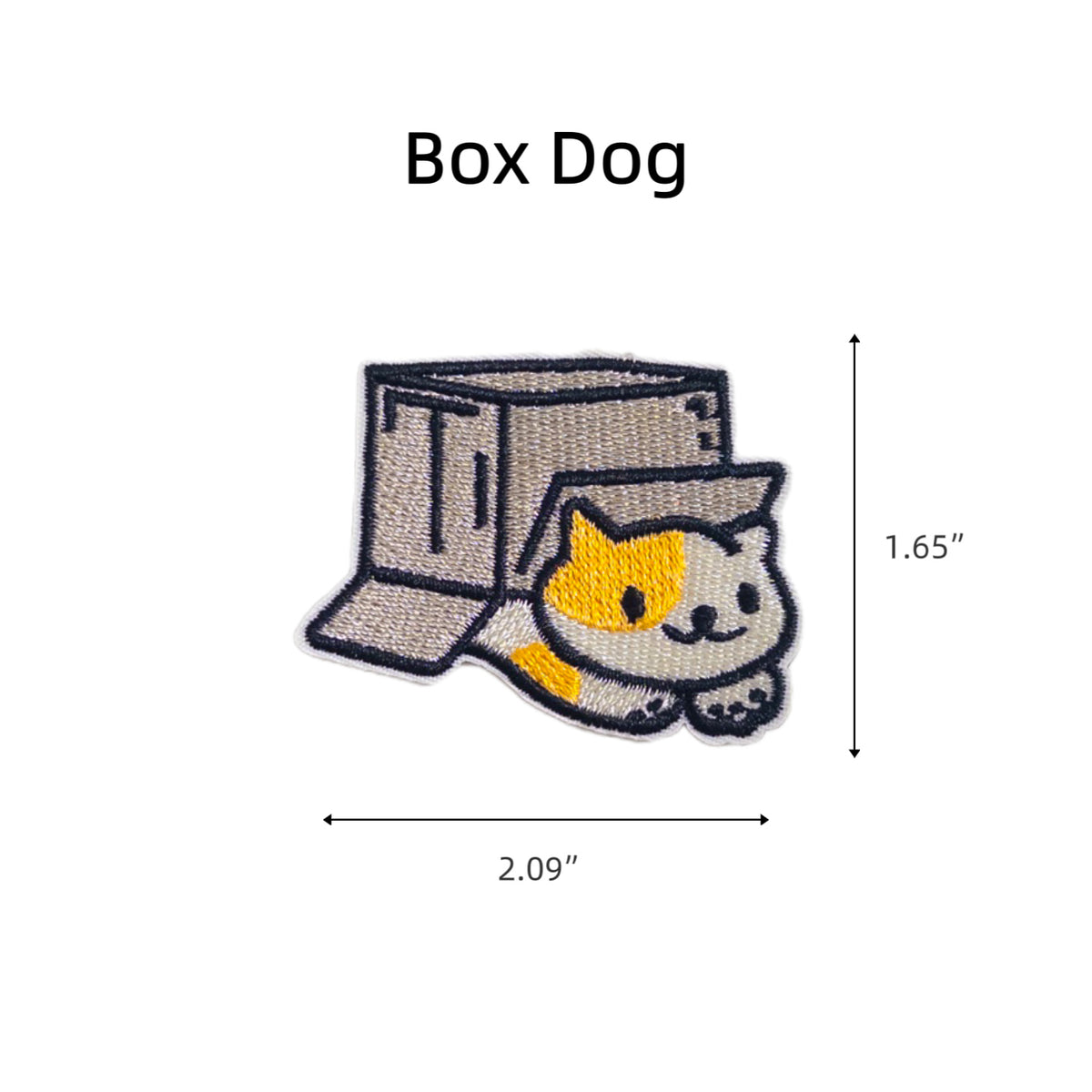 Sticker-Style Embroidered Patch