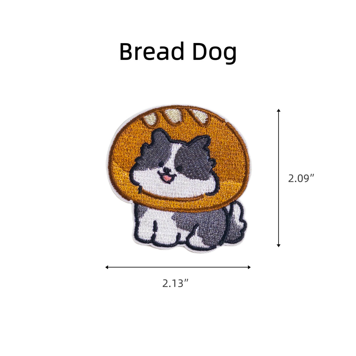 Sticker-Style Embroidered Patch