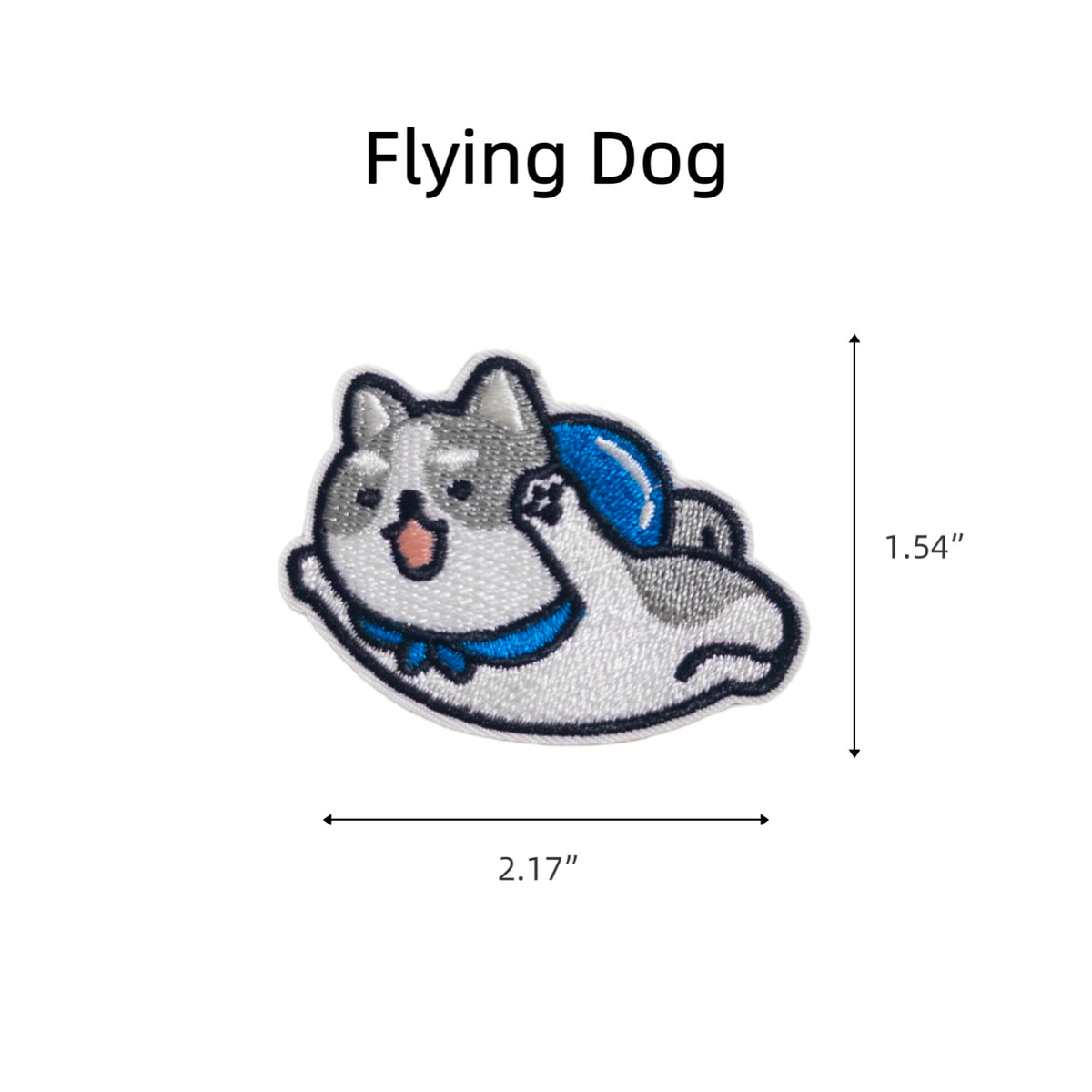 Sticker-Style Embroidered Patch