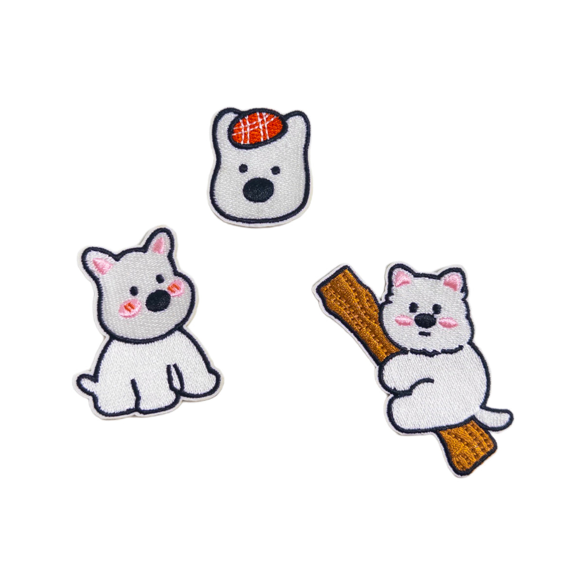 Sticker-Style Embroidered Patch